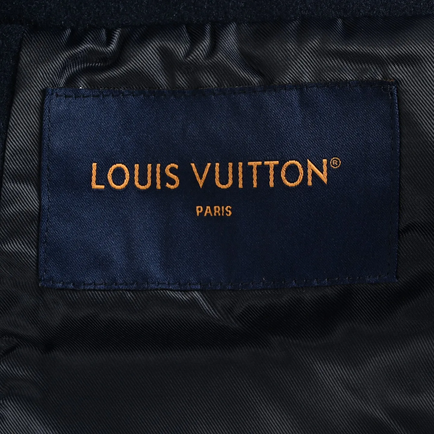 Louis Vuitton/Louis Vuitton colored diamond logo embroidered letters baseball jacket